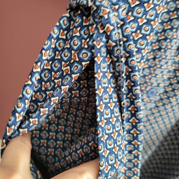 Max Studio Navy and Blue Jumpsuit - Picture 4 of 7